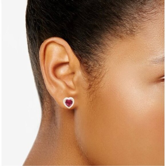 Kate Spade Sweetheart Statement Studs Earrings NWOT - Picture 3 of 4